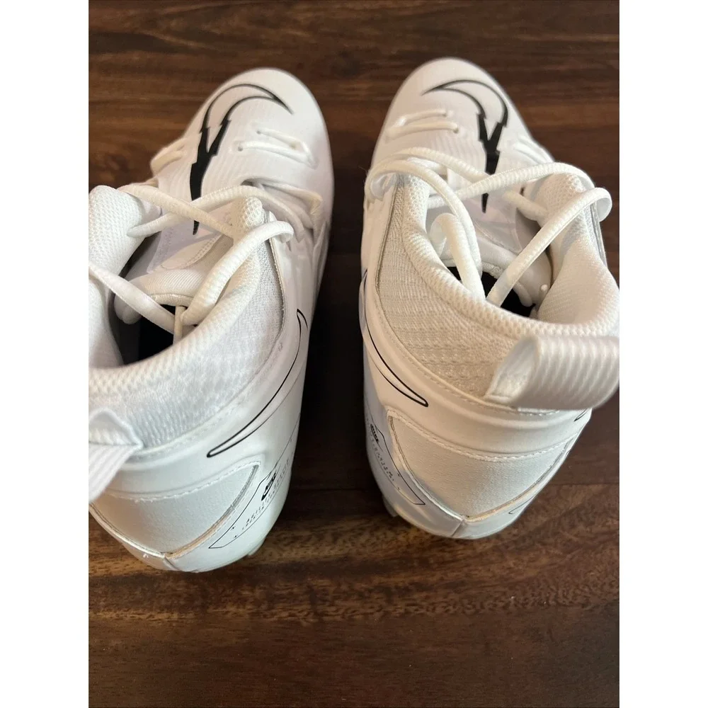 New Nike Mens Alpha Menace Pro 3 Football Cleats Size 10.5 White